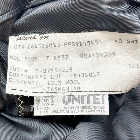 HICKEY FREEMAN Men’s Gray StripeLORO PIANA Sport Coat Suit Jacket Blazer 40 S - Picture 9 of 9